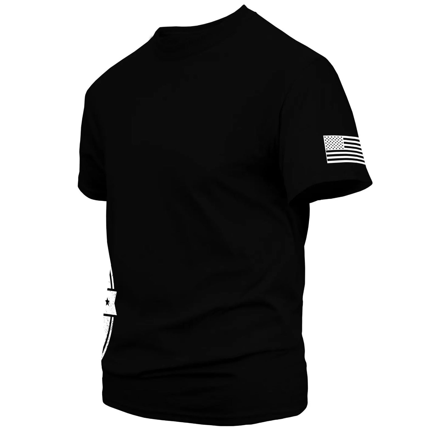 Mens American Flag United We Stand Military Tactical Short Sleeve T Shirt