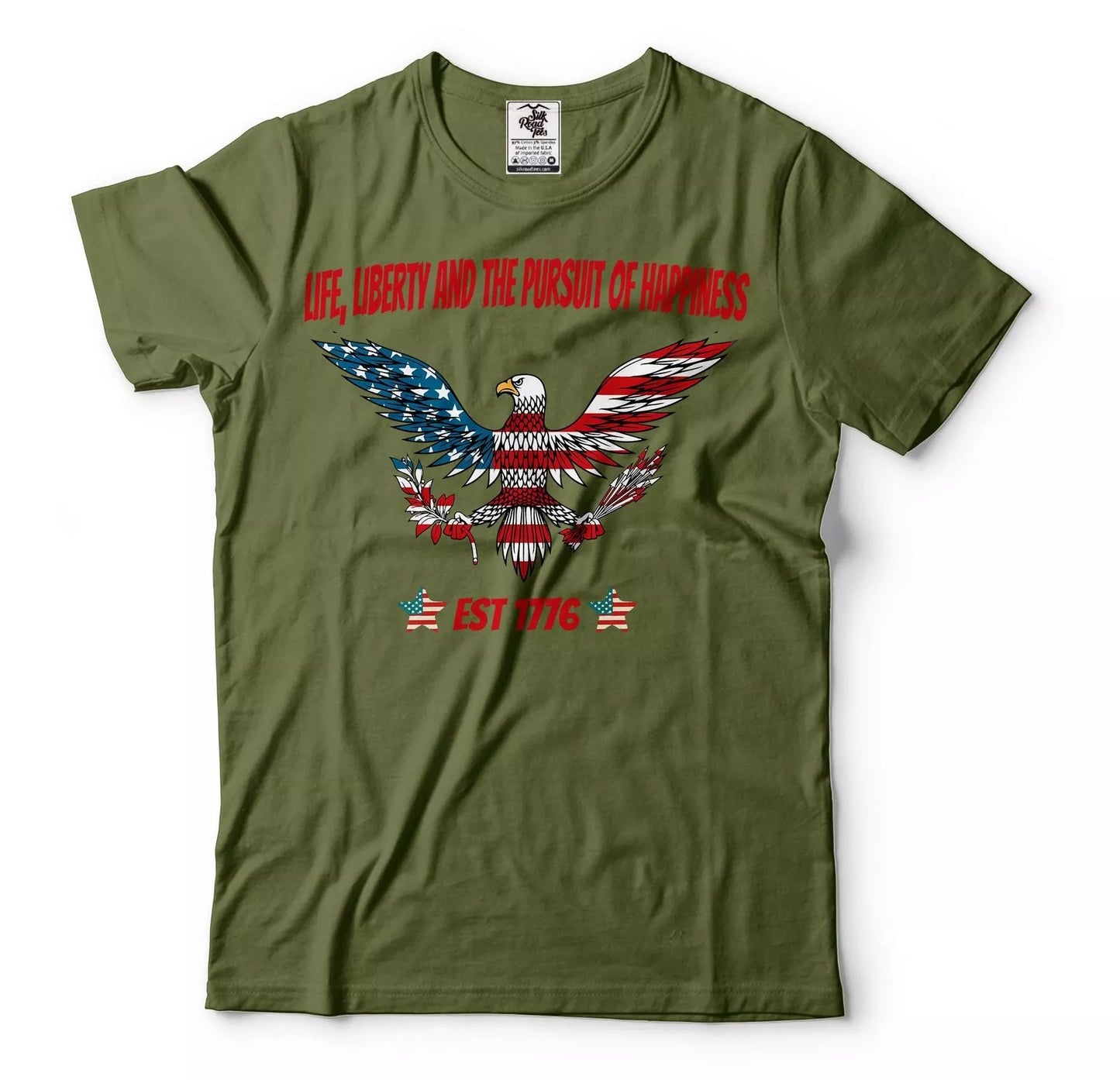 American Eagle Shirt Est 1776 Shirt Freedom Independence Shirt USA Flag Shirt